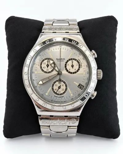 Relógio Swatch Irony Chrono Swiss Made - Aço Inox