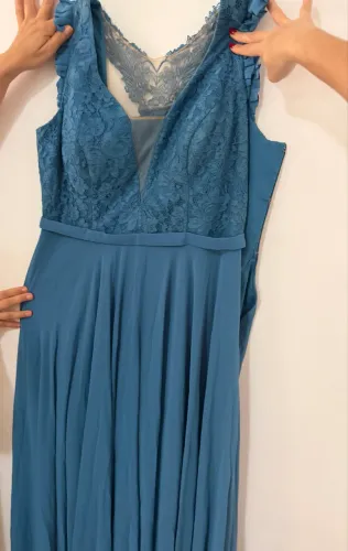 Vestido festa/casamento azul