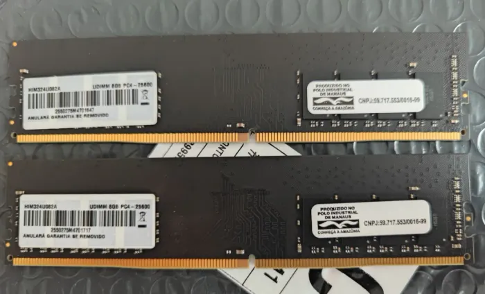 Memória DDR4 16gb 2x8GB 3200mhz 