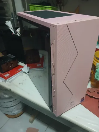 Gabinete Gamer T-dagger P03p Rosa(Usado)