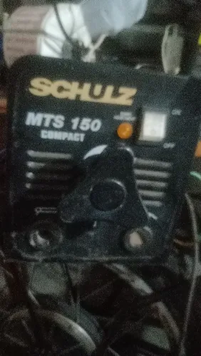 maquina de solda sem a tampa  pequena de transformador turbo 150amperres  
