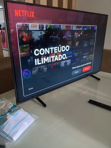 Tv Smart 4k 55 polegadas Samsung Crystal C/ Xbox integrado ( já está no valor mínimo)