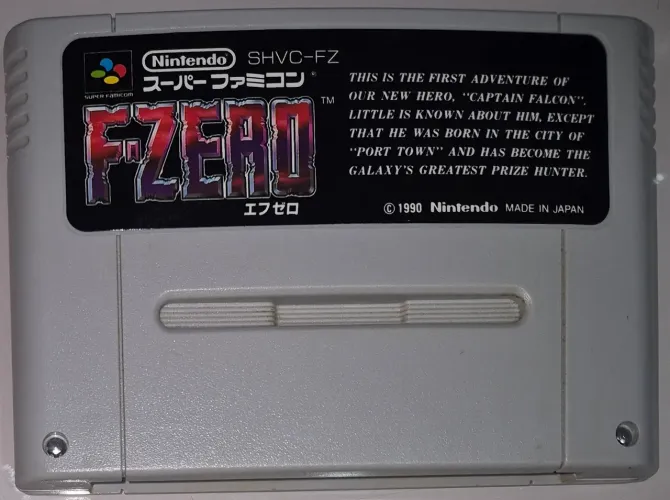 Cartucho/Jogo de Super Famicom/SNES: F-Zero