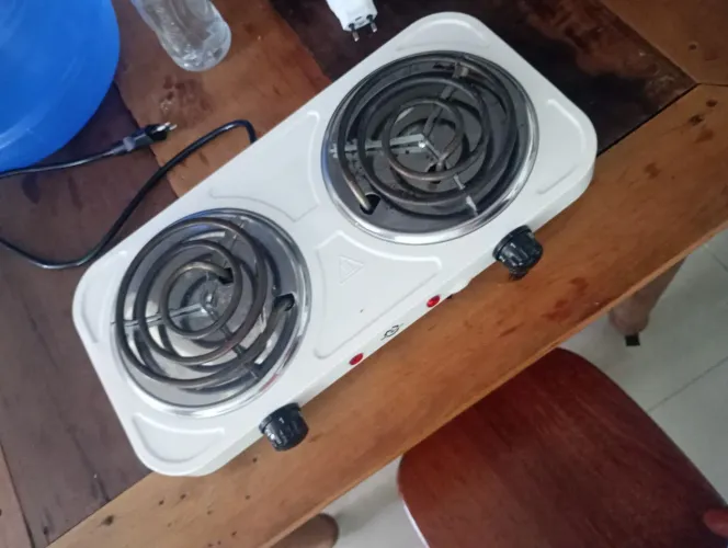 Fogareiro elétrico 02 bocas