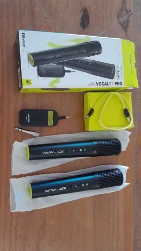 MICROFONES ALOK VOCAL 100 PRO NA CAIXA