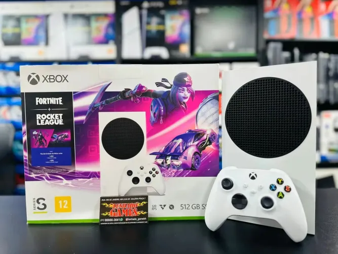 XBOX SÉRIES S 512GB SEMI NOVO 3 MÊS DE GARANTIA