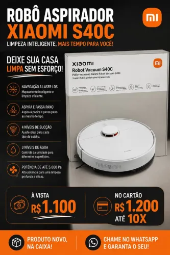 Robô aspirador xiaomi S40c