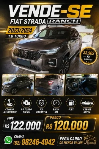 Fiat Strada Ranch 1.0 Flex Turbo CD Aut. 2024