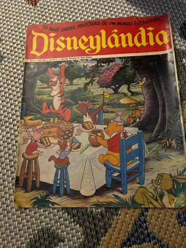 Revista Nº4 Disneylandia revista semanal de Walt Disney 1971