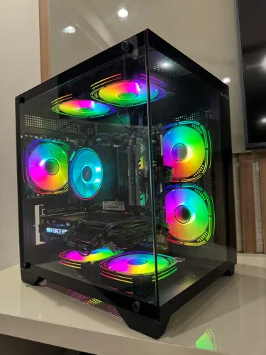 PC Gamer Ryzen 5 + RTX 3060 12Gb com garantia - Em até 18x