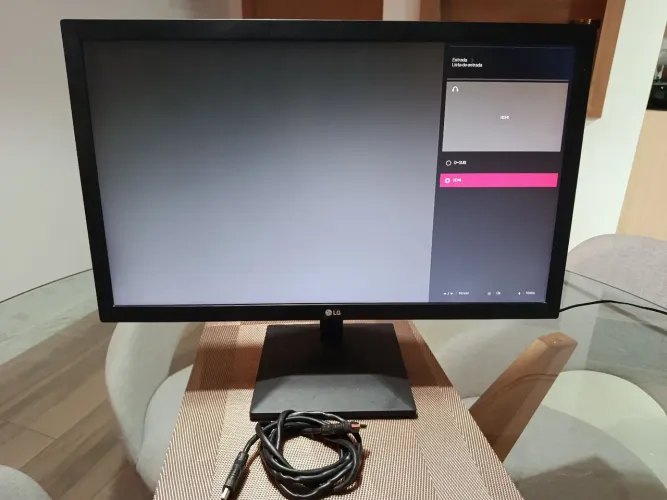 Monitor LG 21,5" Full HD Led Hdmi 75hz Preto