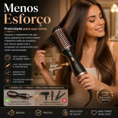 Escova para Secar e Alizar 