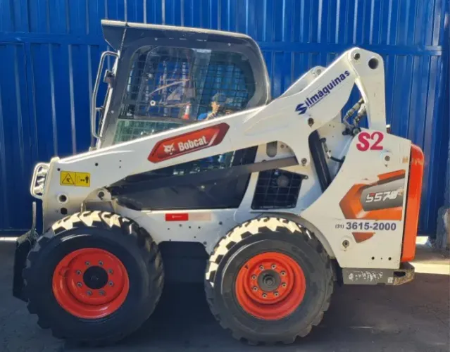 Minicarregadeira Bobcat S570 2023 1082.7hs Ar+joystick+hf