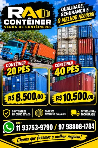 CONTÊINER MARÍTIMO