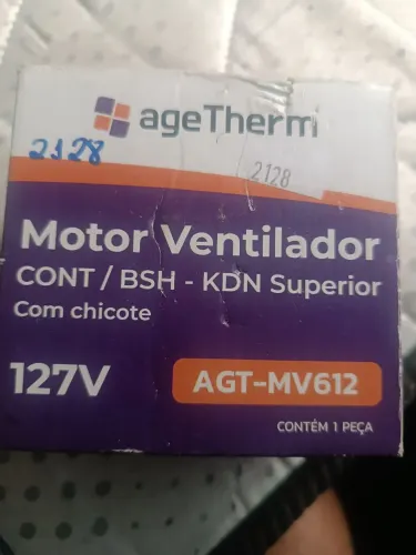 Motor ventilador para geladeira