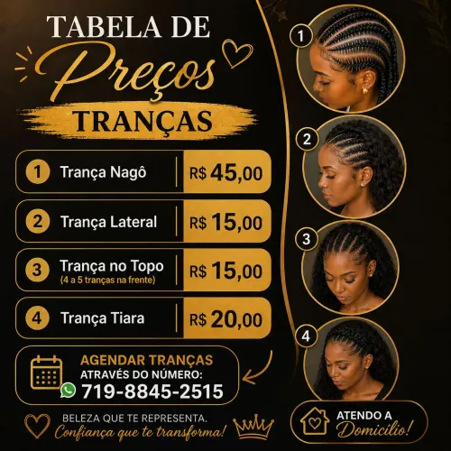 Trança nagô com jumbo, ou sem