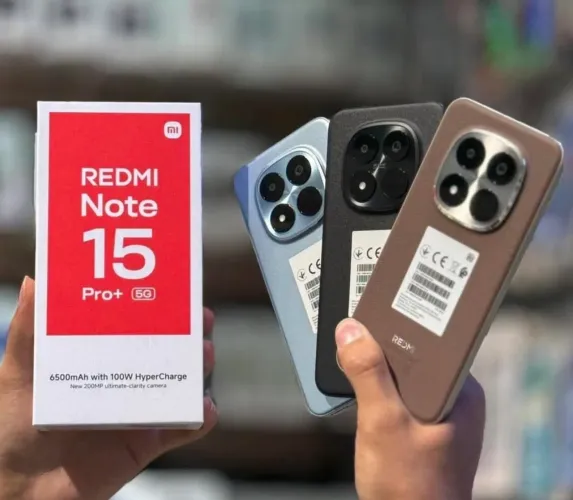 Celular Redmi Note 15 Pro Plus 5G 512GB 12GB RAM Preto Azul Marrom 