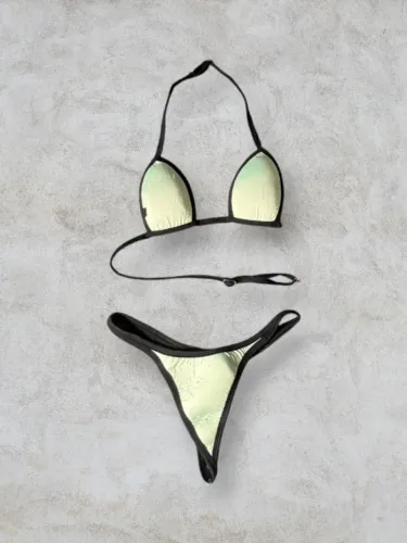 Biquíni Anatômico 100% Lycra Verde Água Key West Rayz