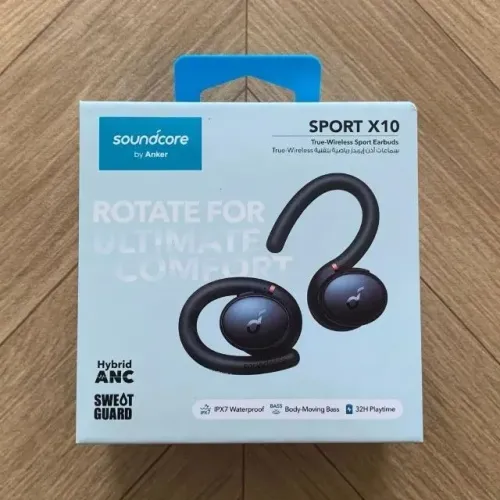 soundcore da Anker, Fones de Ouvido Bluetooth 5.2 soundcore Sport X10 para Treinos