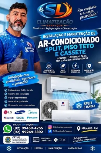 Instalação de ar condicionado split