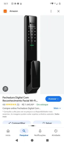 Fechadura eletrônica