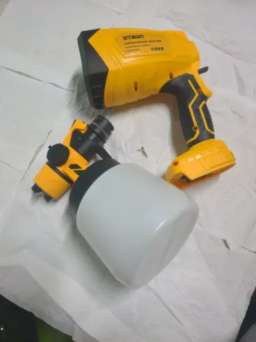 Pistola Tipo Recarregavel Para Pintura Stbon Profissional Amarelo | 127/220V