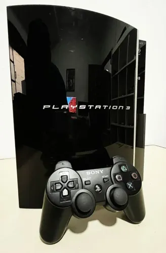 PS3 Fat 500GB Desbloqueado HEN + Controle Original - Impecável (10x s/ Juros)