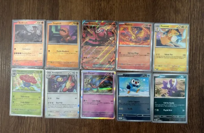 Lote Pokémon TCG Phantasmal Flames PFL - 34 Cartas Inglês + Oricorio ex