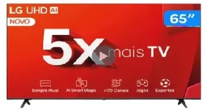 Vendo Smart TV Seminova  65 Polegadas 4K UHD LED 65UT8050 Gen7 AI WI- FI