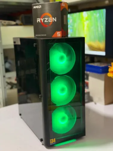 PC gamer Ryzen 5 4650G PRO + GTX 1660 Super + 16GB