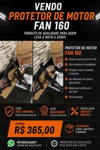 Protetor de carenagem fan 160