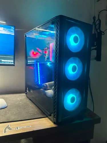 Gabinete Gamer + WATER COOLER + 5 Fans