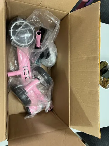 Andador/Bicicleta de Equilíbrio 4 Rodas Sem Pedal - Infantil, Estável e Seguro P14