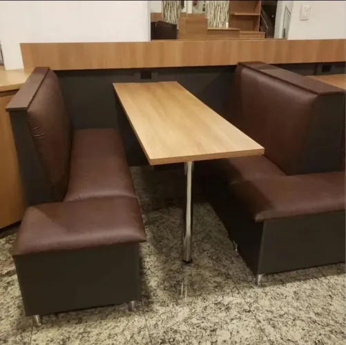 Móveis Poltronas Sofás Booth para Restaurante, Cafeteria, Sorveteria e Lanchonete
