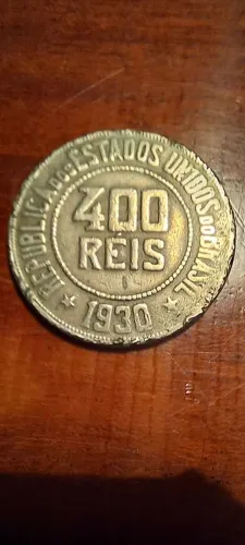 moeda brasil 400 réis 1930