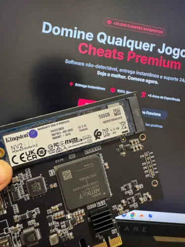Placa DMA Modificada com Dispositivo REAL (HTPP De pobre)