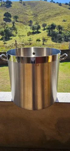 Caldeirão de aço inox 70 litros