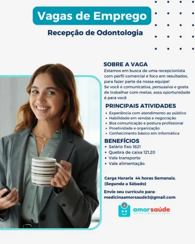 VAGA RECEPÇÃO
