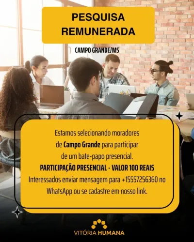 PARTICIPAÇÃO REMUNERADA - CAMPO GRANDE/MS  