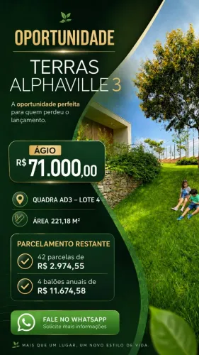 LOTE - TERRAS DO ALPHAVILLE 3