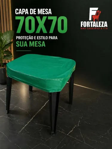 Capa pra mesa plástica 70x70