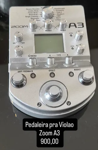 Pedaleira para Violao Zoom A3