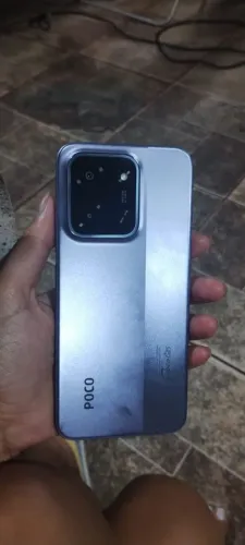 Celular poco c85 lilás 256gb 1 MES DE USO
