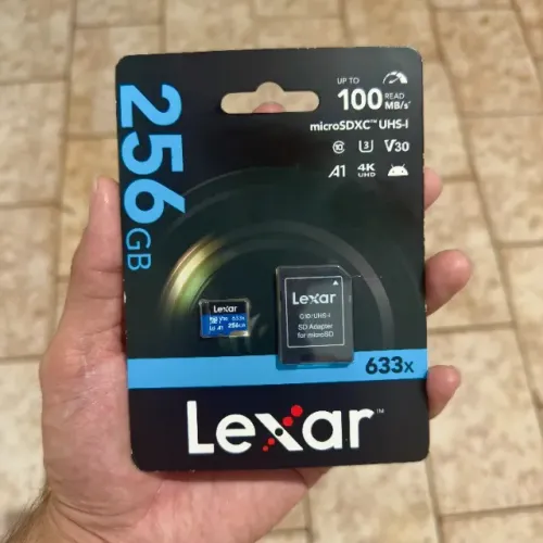 Cartão de memória 256gb - Lexar - 633x Novo Lacrado