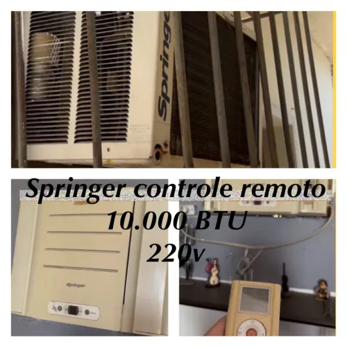 Ar Cond Springer 10.000 BTU 220v Controle Remoto