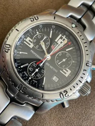 RELÓGIO TAG HEUER LINK CRONO PROFESSIONAL 200 METERS QUARTZ 100% ORIGINAL E TODO ASSINADO