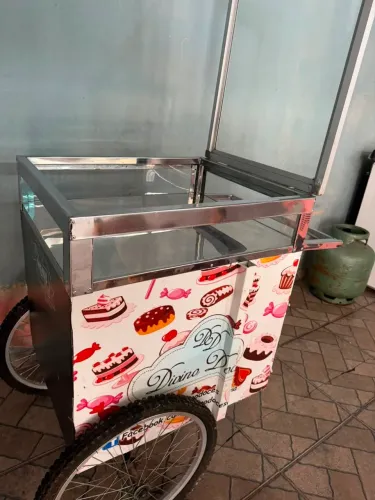 Carrinho de doce gourmet