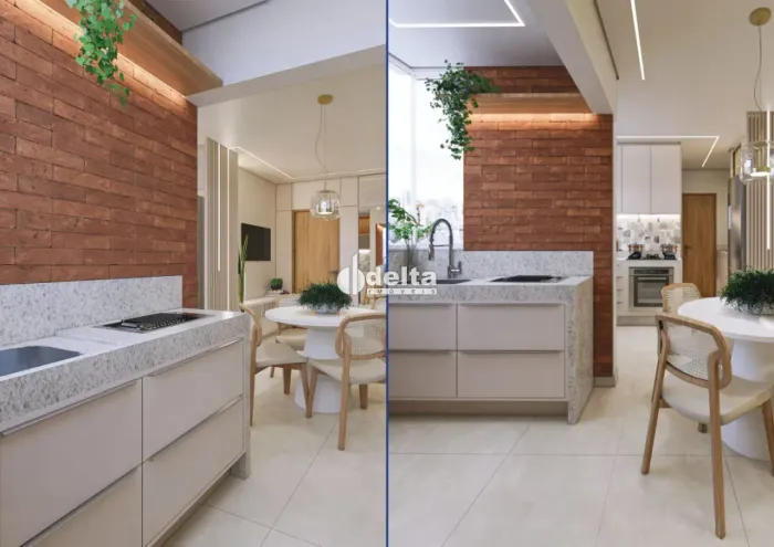 Apartamento com 2 quartos sendo 1 suíte disponível para venda no bairro Santa Mônica em Ub