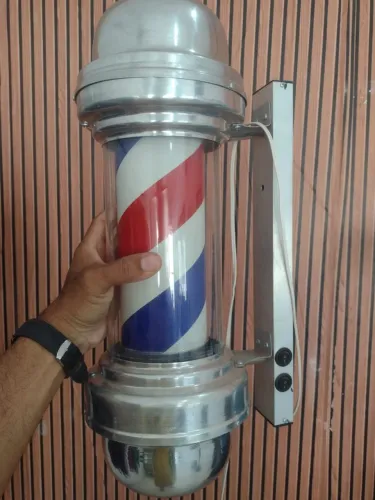 Sinalizador giratório ou poste de barbeiro!