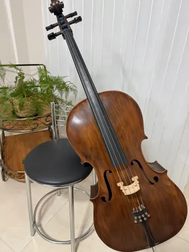Lindo Violoncelo 4/4 Madeira Maciça